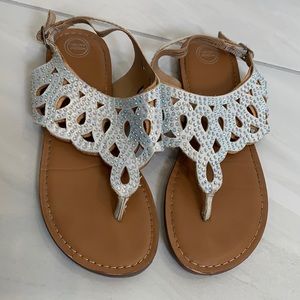 Little girls sz. 1 sparkle dress sandals